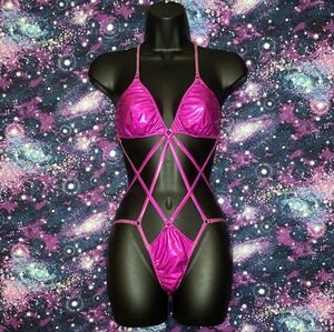 Club Exx Candy Corrupt Mind Strappy Bodysuit